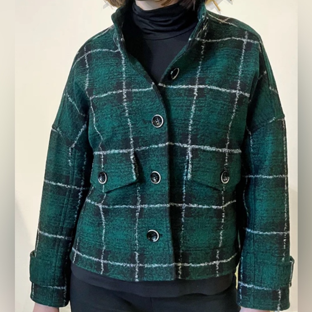 Elliott Lauren Plaid Romance Jacket Size M